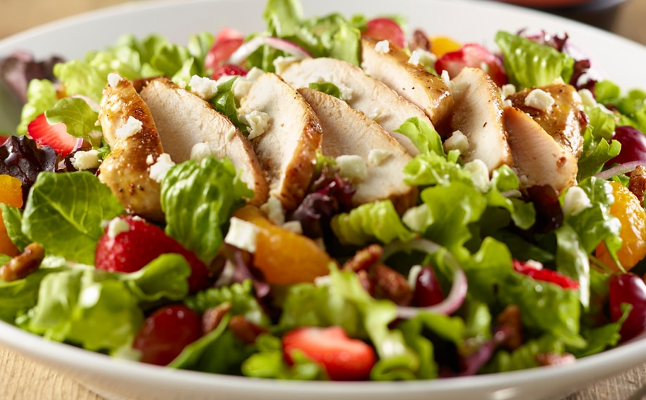 Grilled Chicken  Strawberry Salad  Lunch  Dinner Menu  LongHorn Steakhouse