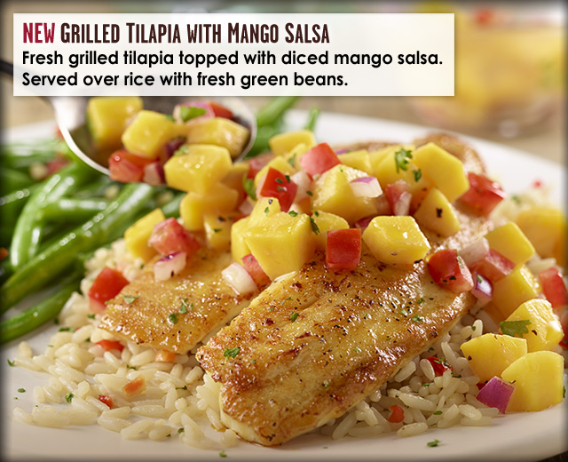Fresh-caught tilapia smothered in mango salsa? You've simply got to taste it!