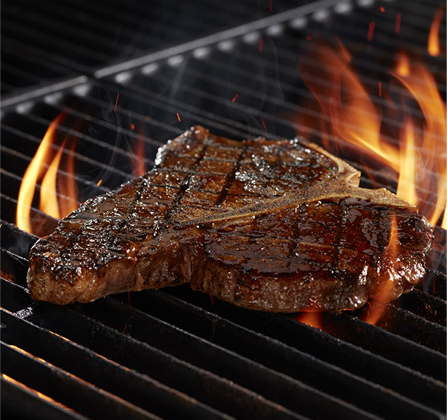 The LongHorn Porterhouse is our biggest and most flavorful cut.